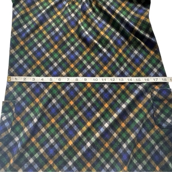 Funky People Plaid Shift Dress Mod 60s Retro Twee Dark Academia Poetcore M - Picture 10 of 13